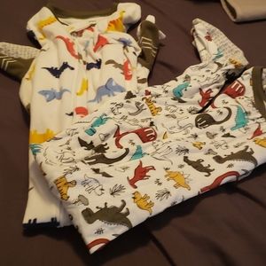boys feetie dinosaur pjs